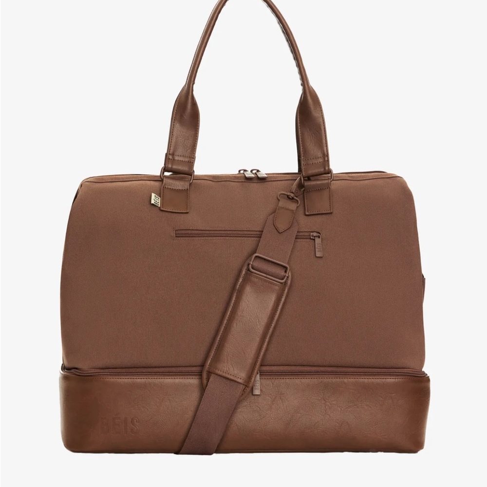 BEIS Maple Brown Weekender Bag